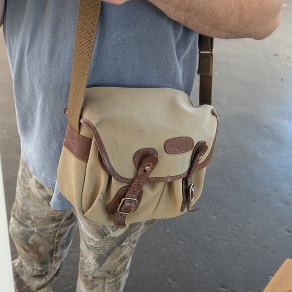Billingham Hadley Small Camera Bag – Khaki Canvas & Leather – Made in England - Picture 3 of 15